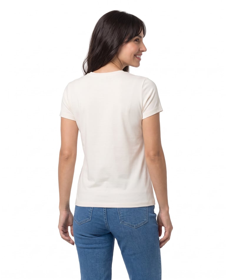 Camiseta Tech Modal Feminina Off White