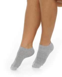 Kit 3 Meias Cano Curto Femininas Mescla
