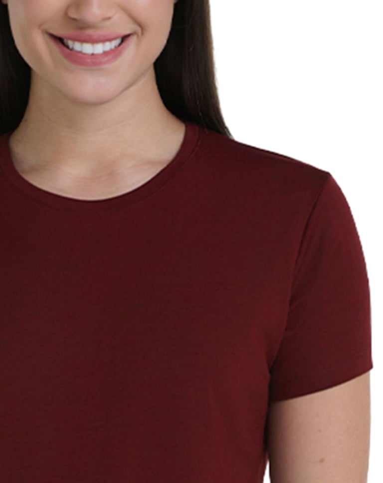 Camiseta Tech Modal Feminina Bordô