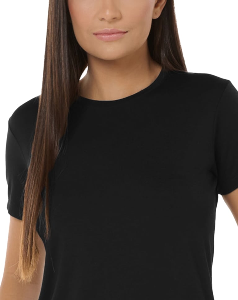 Camiseta Tech Modal Feminina Preta