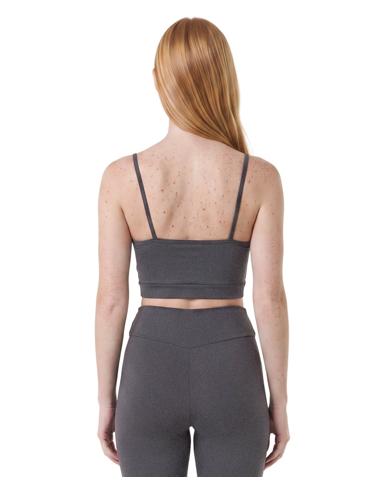Top de Alcinha Fitness Feminino Mescla