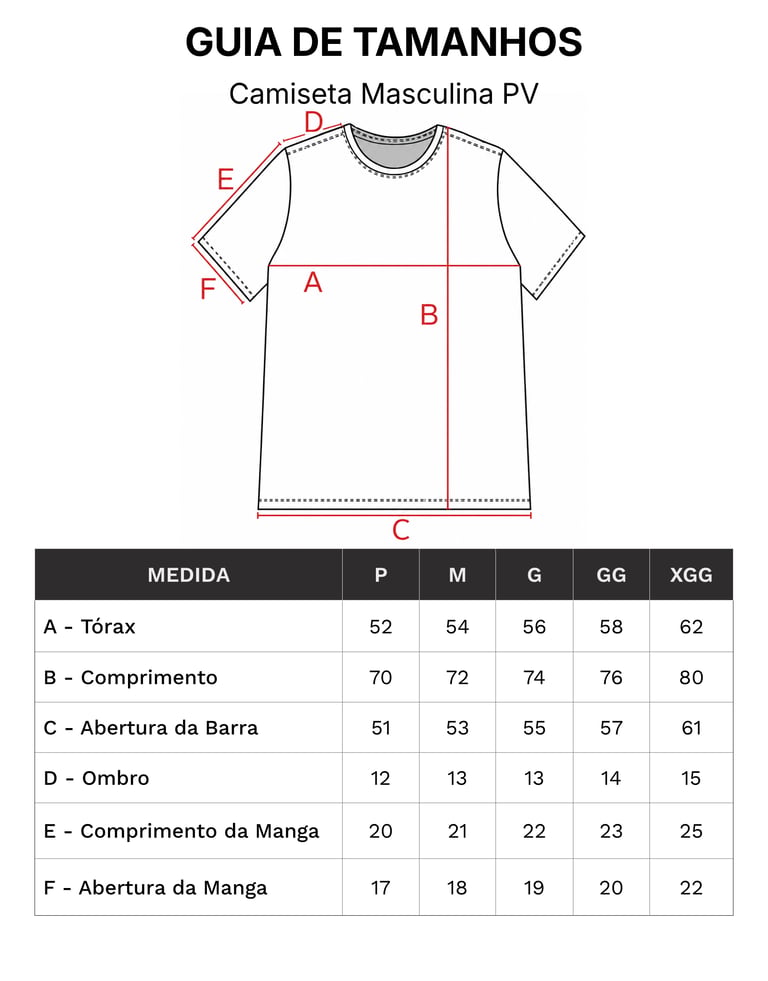 Camiseta PV / Malha Fria Branca