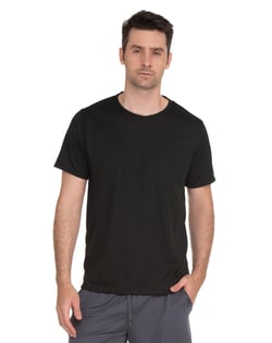 Kit 5 Camisetas Masculinas Dry Fit Pretas Proteção UV 30+