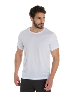 Camiseta Dry Fit Branca Proteção UV 30+