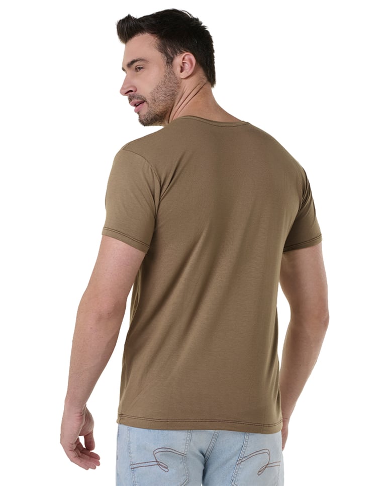 Camiseta Tech Modal Masculina Madeira