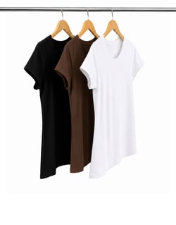 Kit 3 Baby Look de Algodão Premium 10