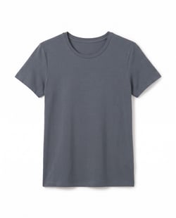 Camiseta Tech Modal Feminina Cinza Chumbo