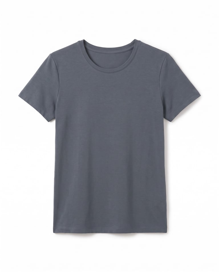 Camiseta Tech Modal Feminina Cinza Chumbo