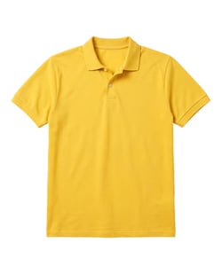 Camisa Polo Piquet Masculina Amarelo Ouro