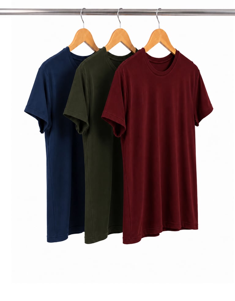 Kit 3 Camisetas Tech Modal Femininas 05
