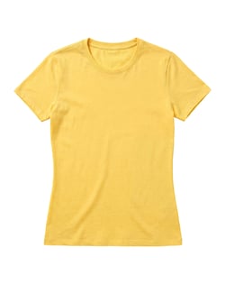 Baby Look de Algodão Premium Amarela