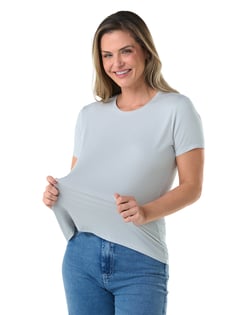 Camiseta Tech Modal Feminina Gelo