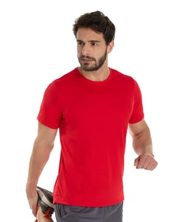 Camiseta Dry Fit Vermelha Proteção UV 30+