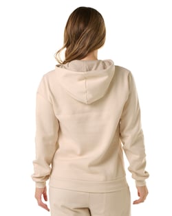 Moletom Canguru com Capuz Feminino Areia
