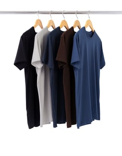 Kit 5 Camisetas de Algodão Egípcio Masculinas 01