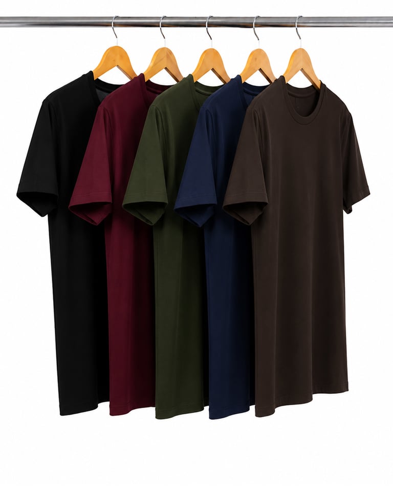 Kit 5 Camisetas Tech Modal Masculinas 11