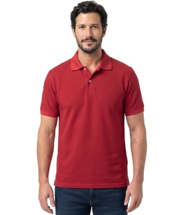 Camisa Polo Piquet Masculina Vermelha