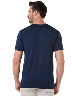 Camiseta Tech Modal Masculina Azul Marinho