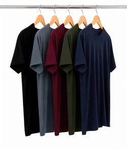 Kit 5 Camisetas Tech Modal Masculinas 01