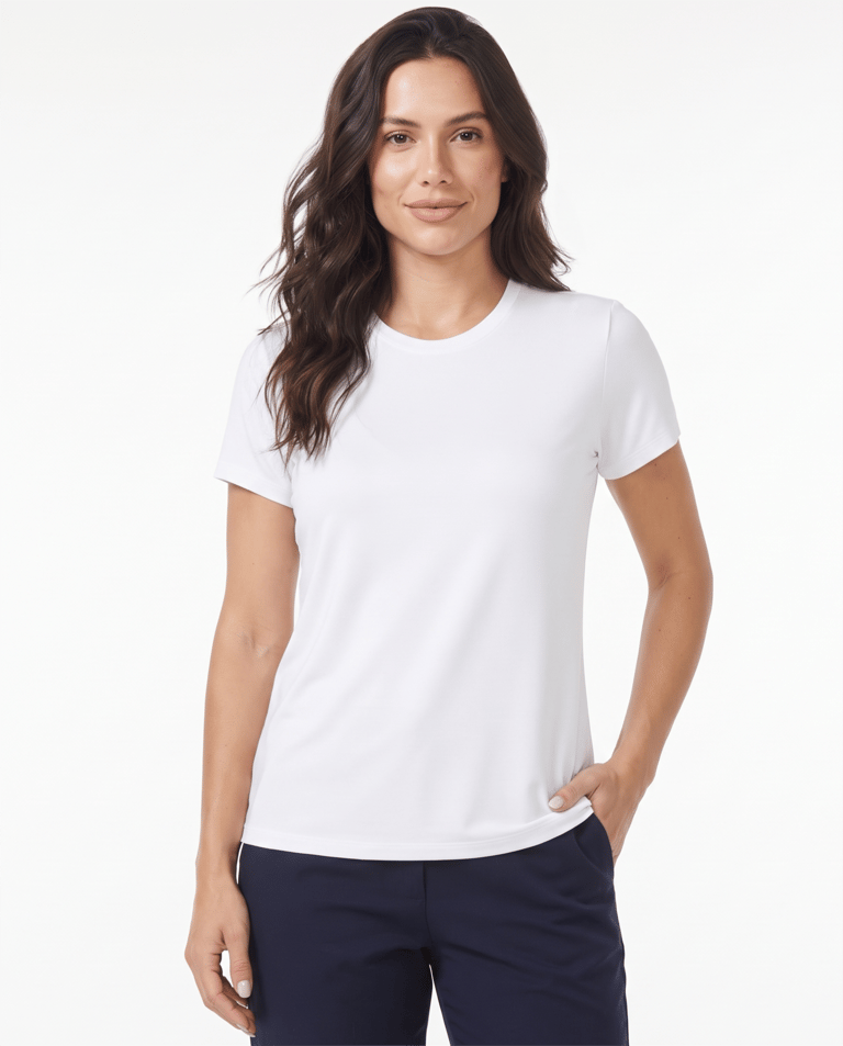 Camiseta Tech Modal Feminina Branca