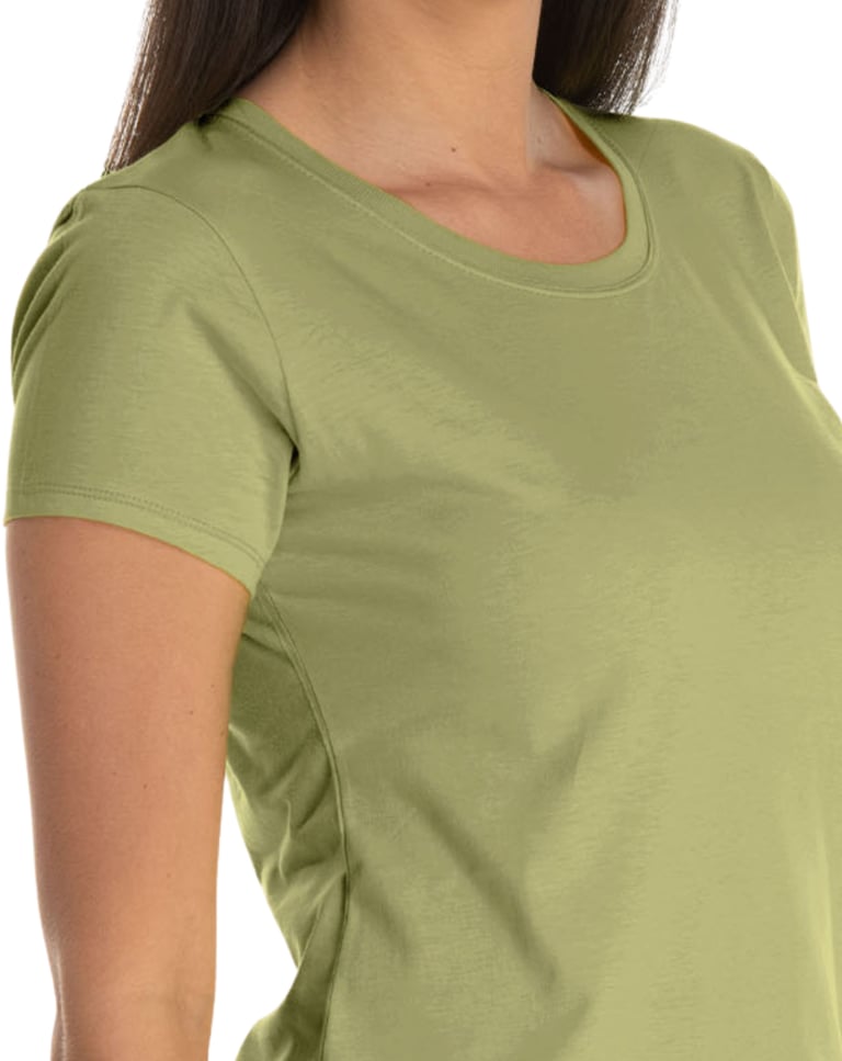 Baby Look de Algodão Premium Caqui