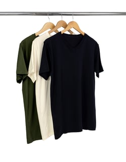 Kit 3 Camisetas Masculinas Gola V de Algodão Premium 07