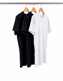 Kit 3 Camisetas Masculinas de Algodão Premium