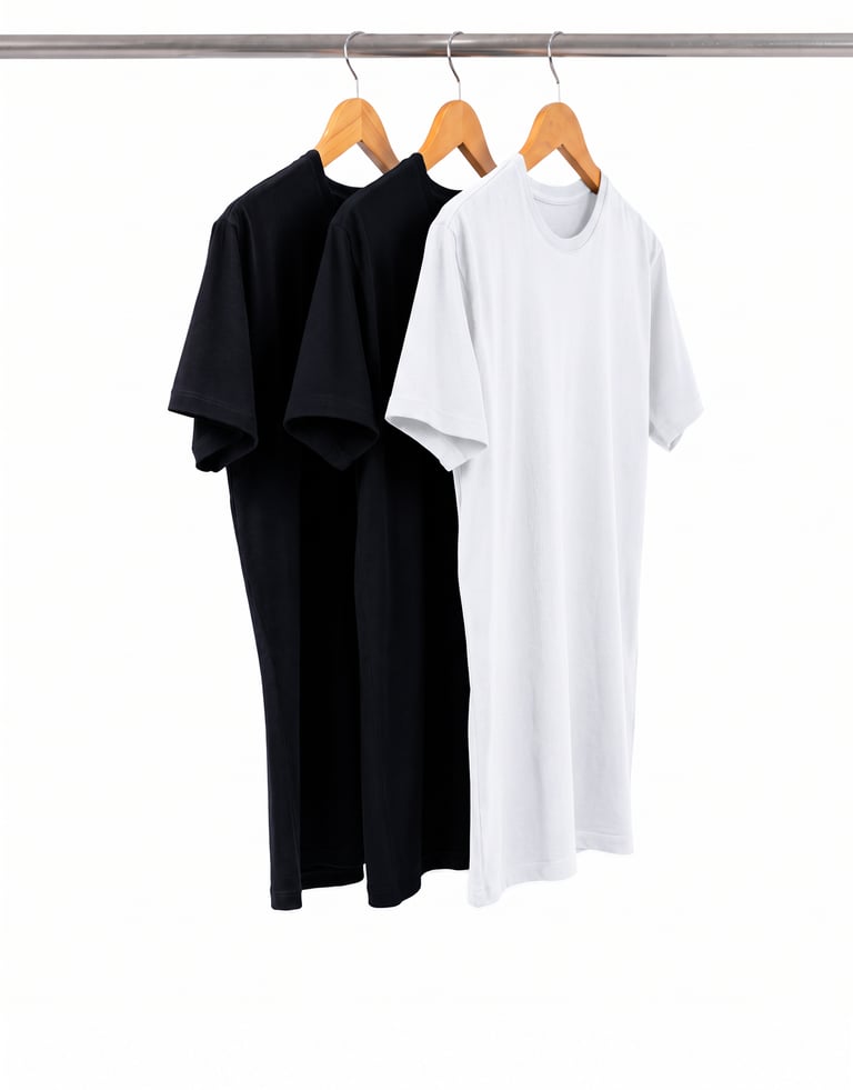 Kit 3 Camisetas Masculinas de Algodão Premium