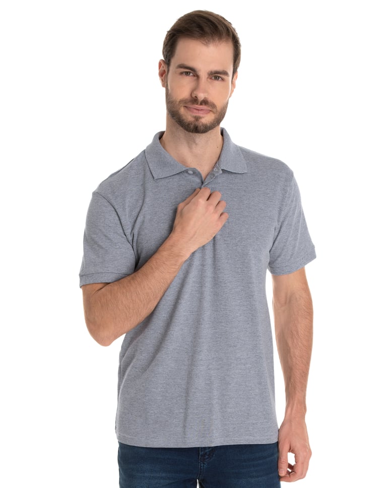 Kit 3 Camisas Polo Piquet Masculinas 08