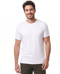 Camiseta Tech Modal Masculina Branca