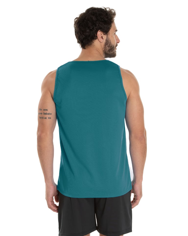 KIT 5 Regatas Dry Fit Verde Imperial Proteção UV 30+