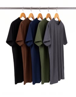 Kit 5 Camisetas Masculinas de Algodão Premium 04