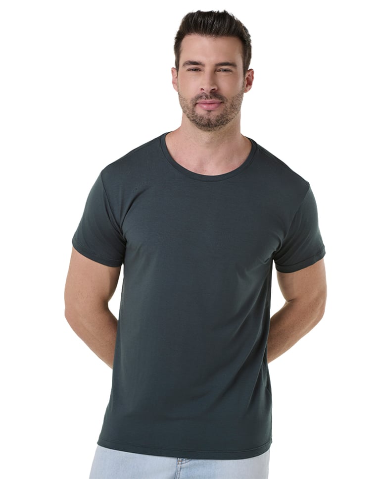 Camiseta Tech Modal Masculina Grafite