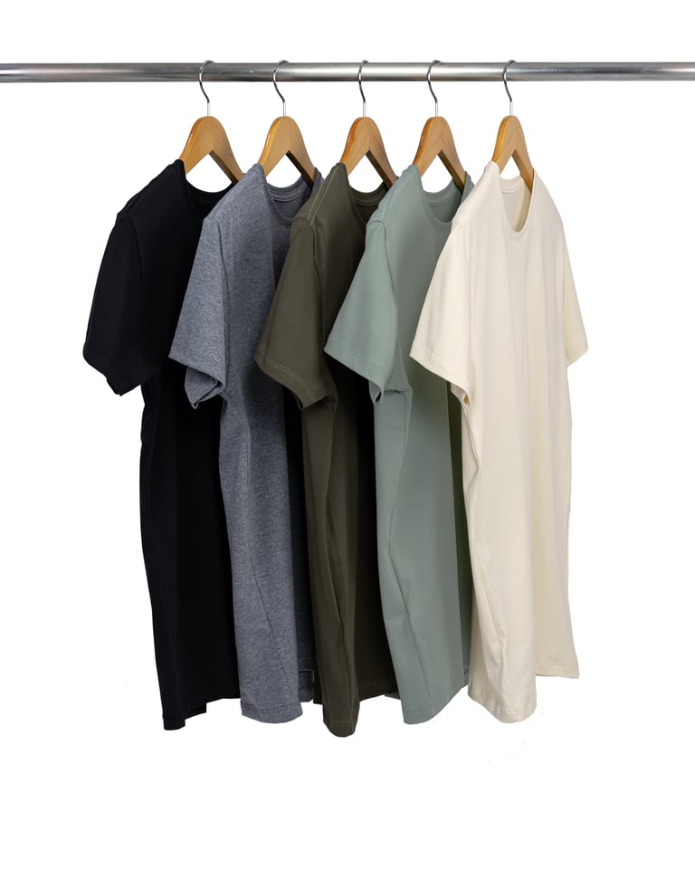 Kit 5 Camisetas de Algodão Egípcio 05