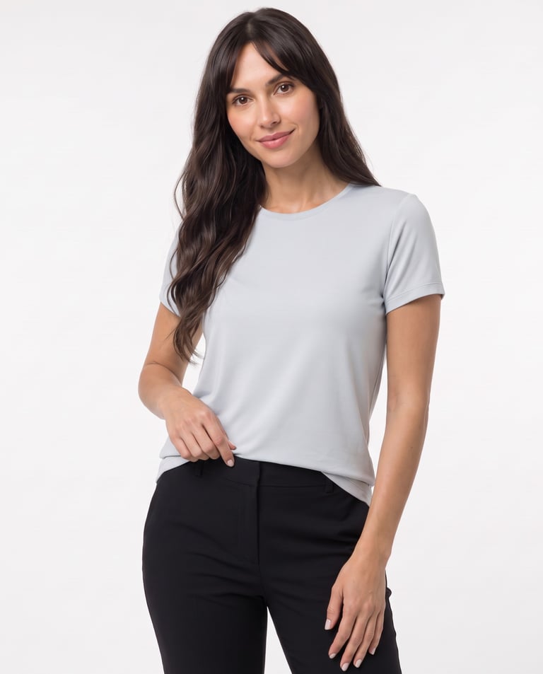 Camiseta Tech Modal Feminina Gelo