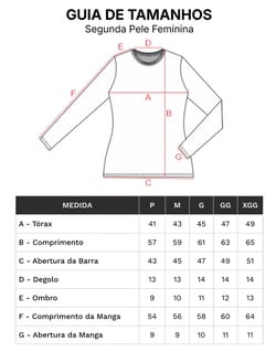 Kit 3 Camisetas Segunda Pele Manga Longa Feminina 04