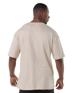 Camiseta Oversized Masculina Areia