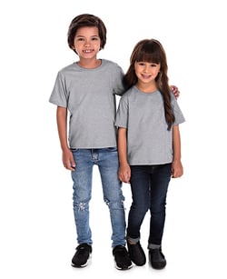 Kit 3 Camisetas Infantil de Algodão Penteado 05