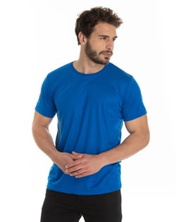 Camiseta de Poliéster/Sublimática Azul Royal