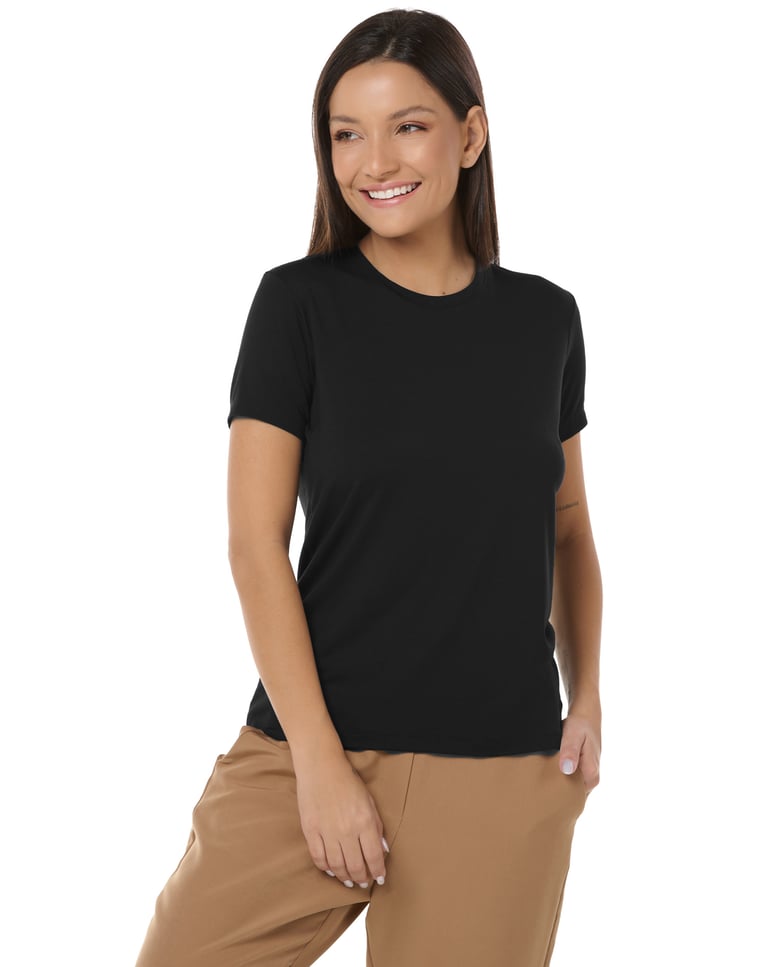 Kit 3 Camisetas Tech Modal Femininas 12