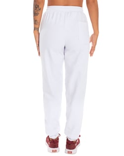 Calça Feminina de Moletom Branca