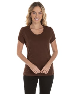 Baby Look de Algodão Premium Marrom