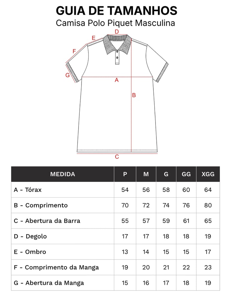 Camisa Polo Piquet Masculina Laranja