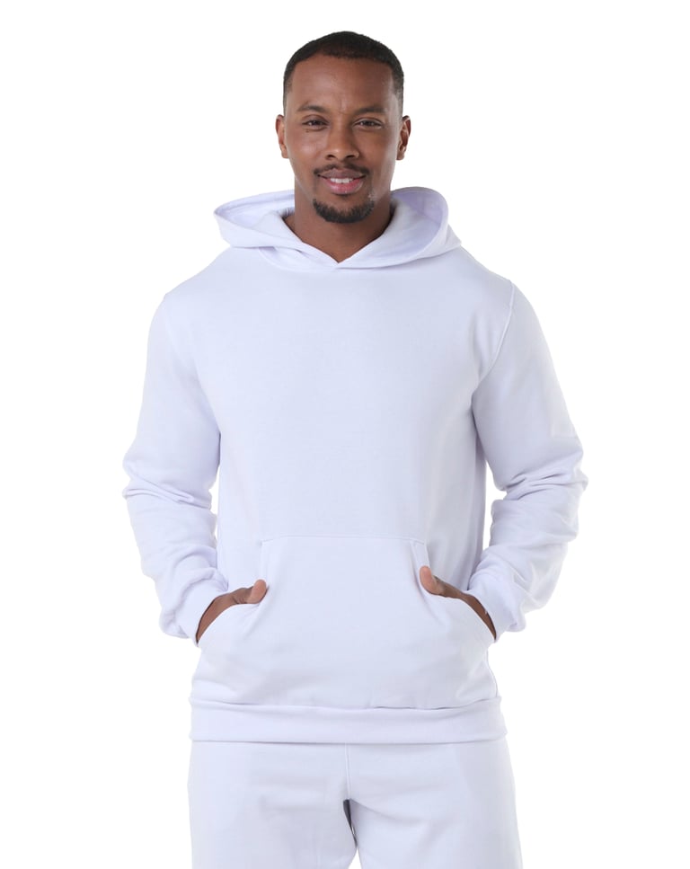 Kit 3 Moletons Canguru com Capuz Branco
