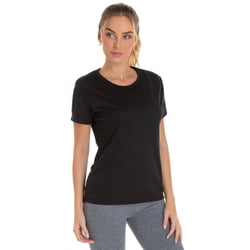KIT 5 Camisetas Femininas Dry Fit Pretas Proteção UV 30+
