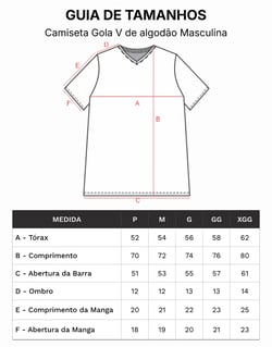Camiseta Gola V de Algodão Premium Marrom