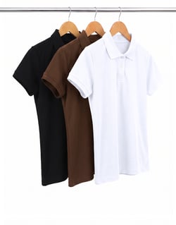 Kit 3 Camisas Polo Piquet Feminina 9