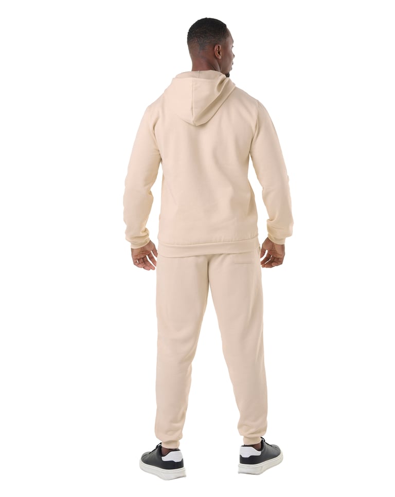 Conjunto Moletom Masculino com Capuz Areia 03