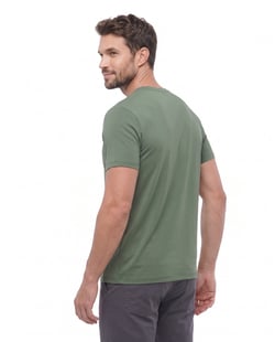 Camiseta Tech Modal Masculina Verde Oliva
