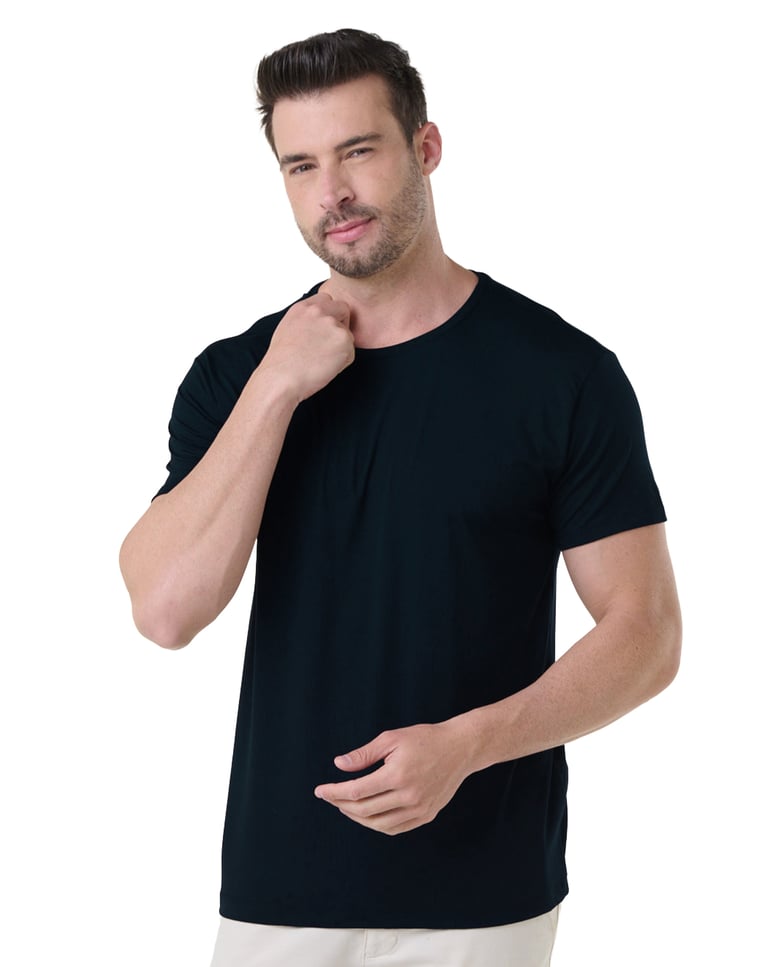Camiseta Tech Modal Masculina Preta